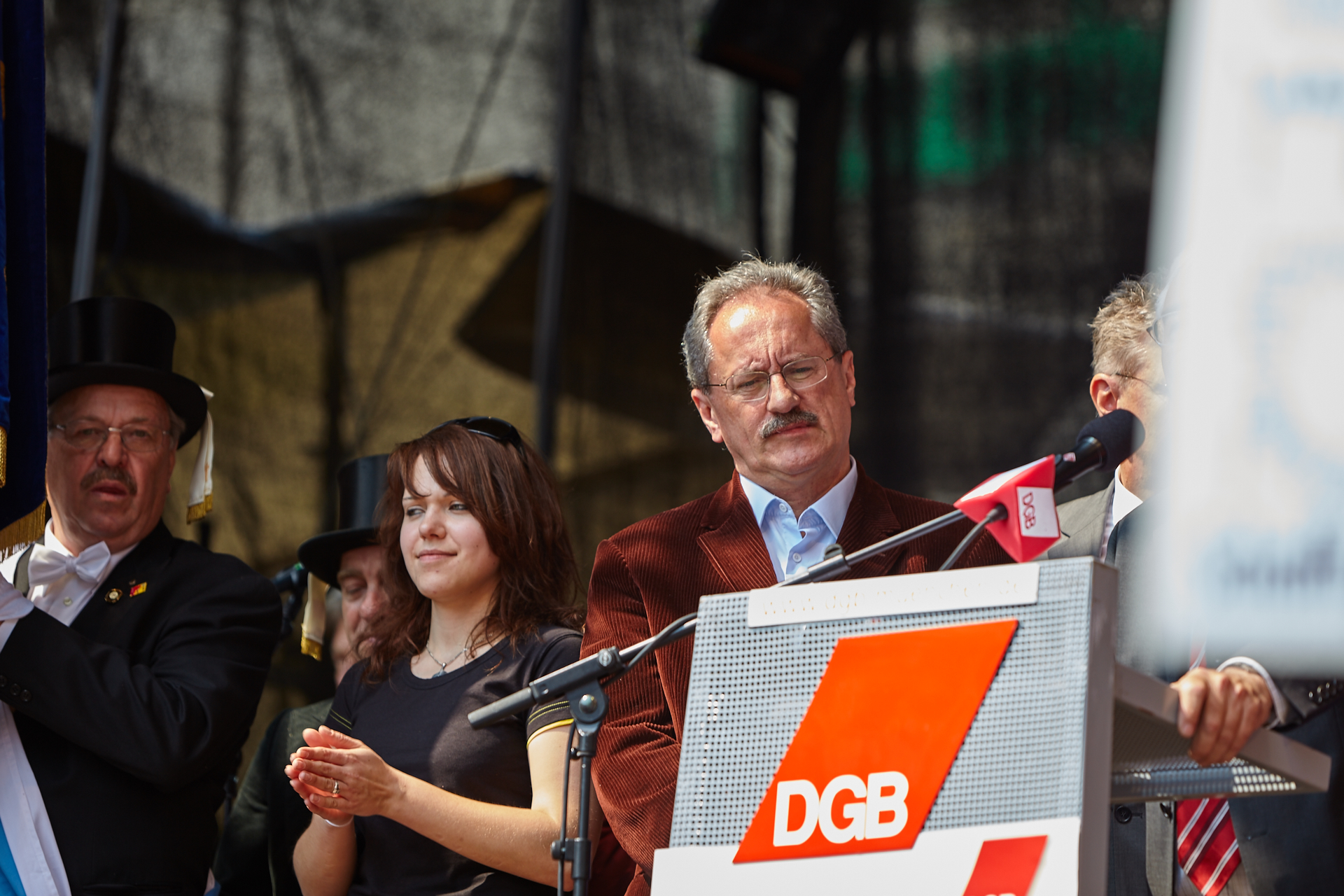 1. Mai 2009 - Kundgebung auf dem Marienplatz